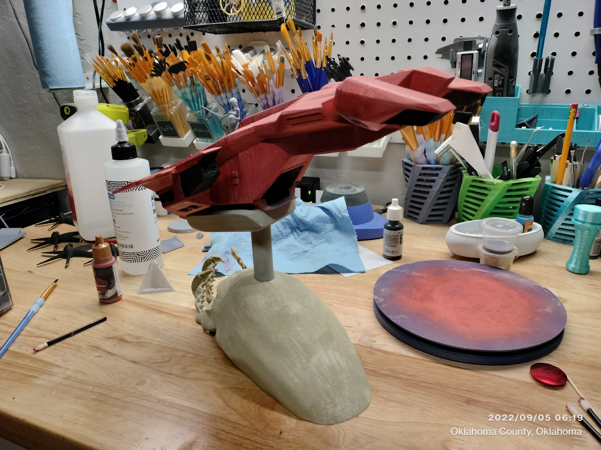 Pelican Metallic Red Foundation 2