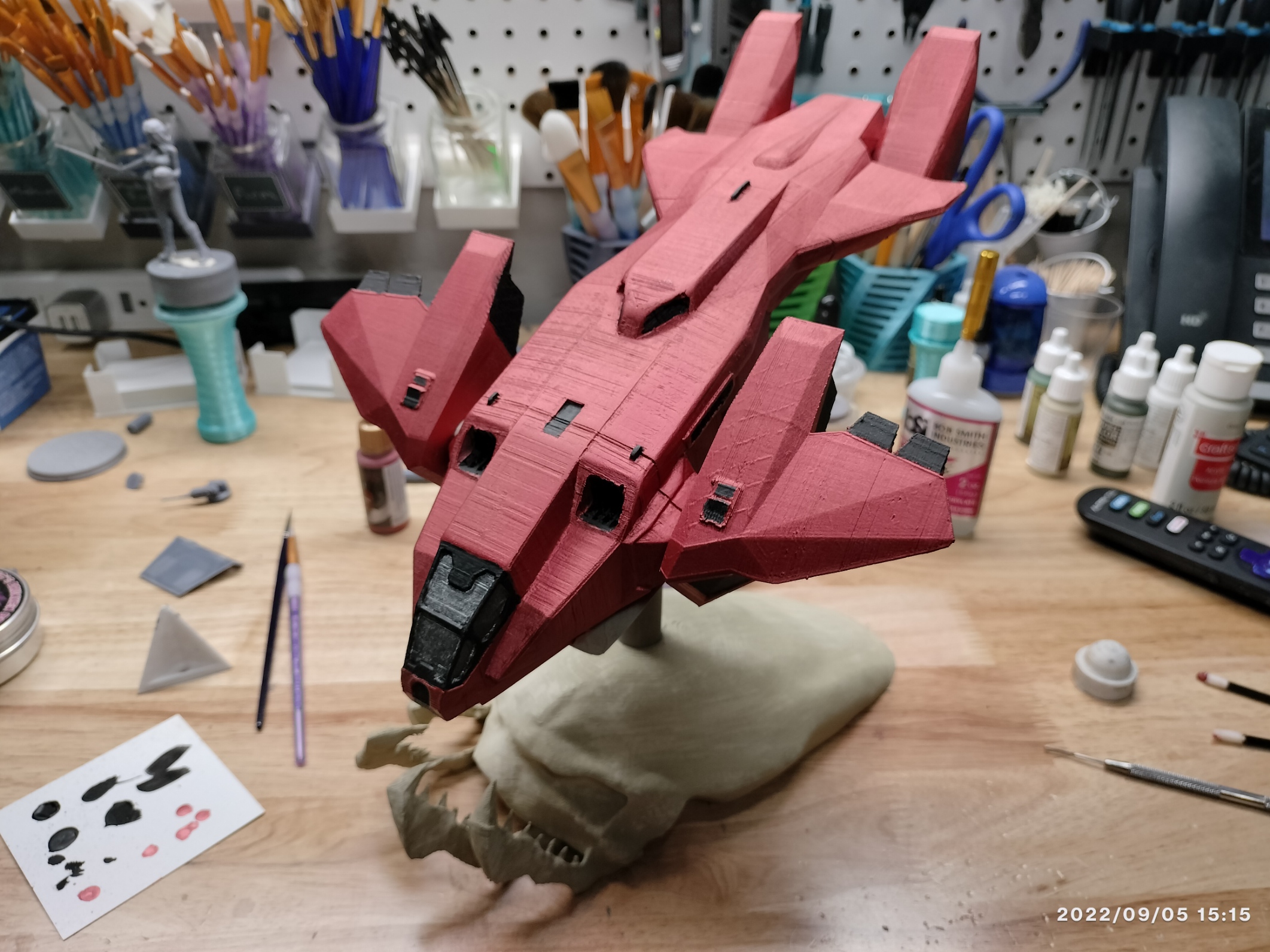 Pelican Metallic Red Progress 1