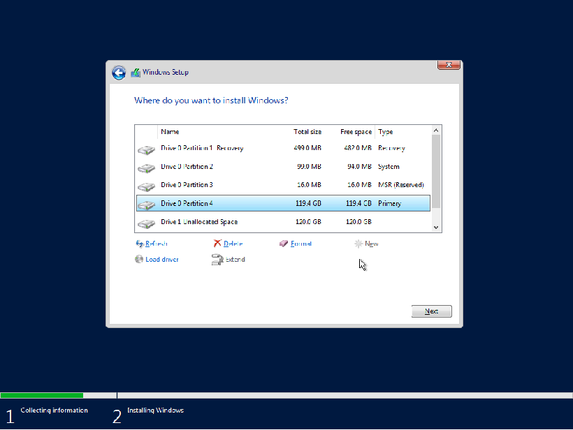 OS Install 11